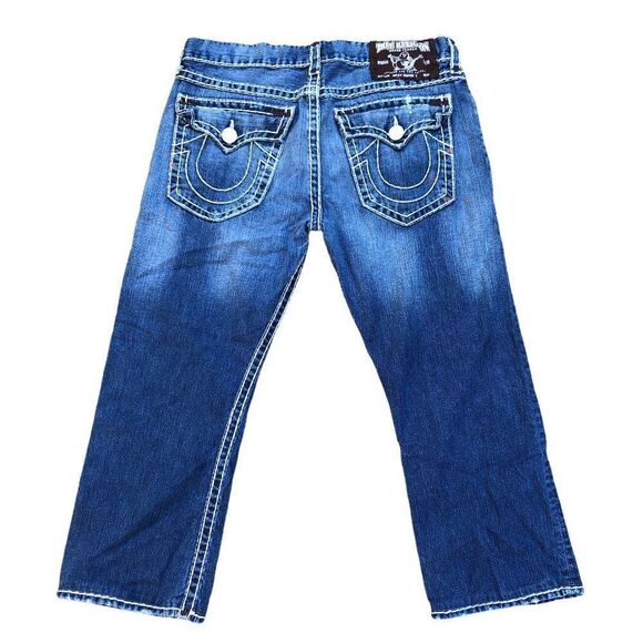 True Religion Jeans Size 38 RICKY SUPER T Blue - Picture 3 of 8